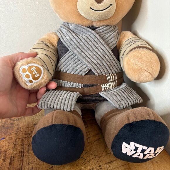 Star Wars Build-A-Bear BAB Rey Plush Bear Stuffed Animal Toy 15" Great Used Cond - Picture 11 of 17